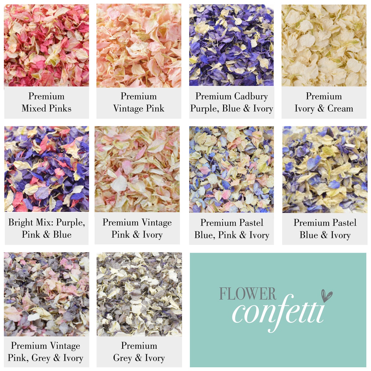Biodegradable Real Dried Flower Petal Confetti