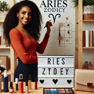 Friendly and Firm, Aries Woman: Wallpaper for Mobile Devices or Digital Print