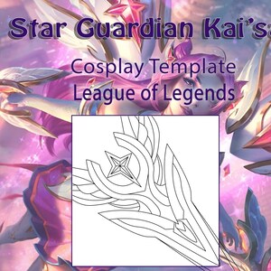 Star Guardian Kai&#39;sa - Weapons - League of Legends Cosplay Template
