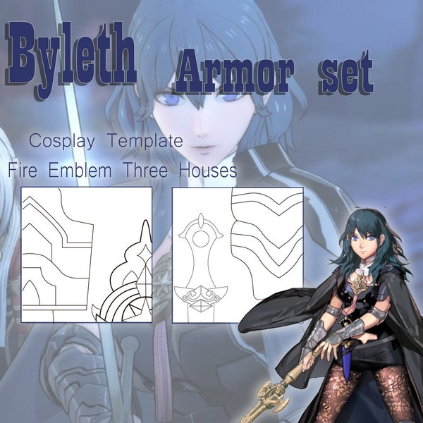 Byleth Armor Set Template - Fire Emblem Three Houses Cosplay