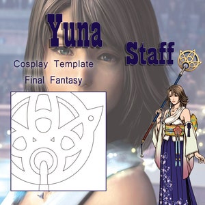 Yuna Staff - Final Fantasy X Cosplay Template