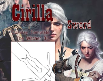 Modèle d'épée Cirilla - The Witcher 3 Wild Hunt