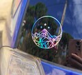 ACOTAR Velaris - Holographic Vinyl Sticker - Decal for car laptop bottle glass - Bookish gift product logo