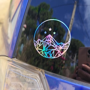 ACOTAR Velaris - Holographic Vinyl Sticker - Decal for car laptop bottle glass - Bookish gift