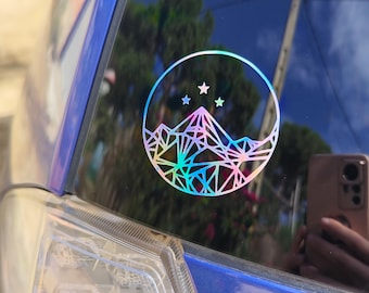 ACOTAR Velaris - Holographic Vinyl Sticker - Decal for car laptop bottle glass - Bookish gift