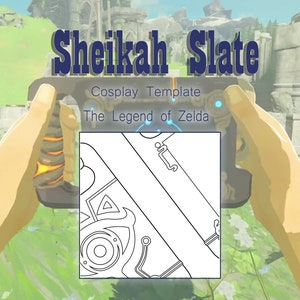 Sheikah Slate - The Legend of Zelda: Breath of the Wild Cosplay Template