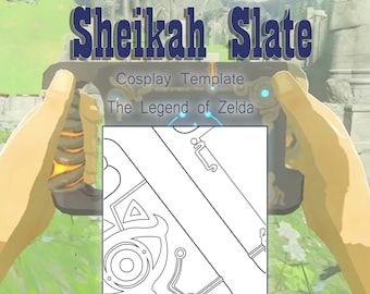 Sheikah Slate - The Legend of Zelda: Breath of the Wild Cosplay Template