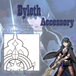Byleth Neck Accessory - Fire Emblem Three Houses Cosplay Template
