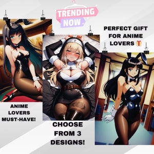 Waifu Retro Anime Poster – Aesthetic Anime Print, Otaku Wall Art, Kawaii Room Poster, Cute Waifu Anime, Waifu Vintage Bedroom Anime Decor