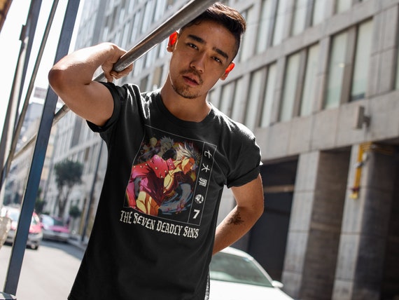 seven deadly sins graphic tee