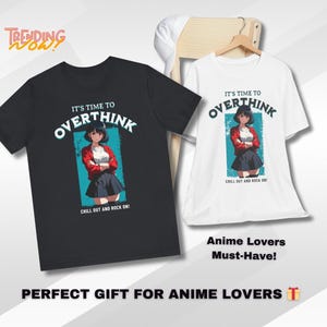 Koszulka z grafiką anime - idealna dla przyjaciół, miłośników anime, do noszenia na co dzień, na prezenty, na konwenty, na imprezy cosplay