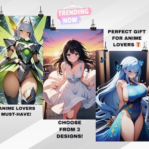 Waifu Anime Poster: Fantasy Art Print for Otaku