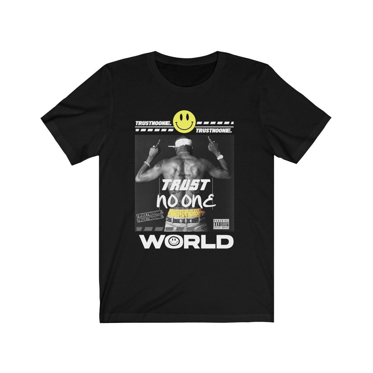 Funny Hip Hop Shirt 90s Hip Hop Shirt Trust No One Etsy