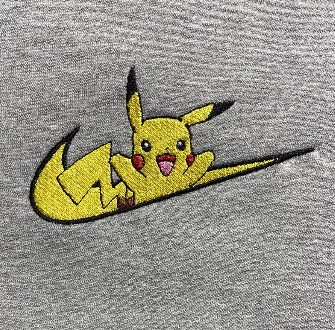 Nike Pokemon Pikachu Bestickte Shorts Etsy