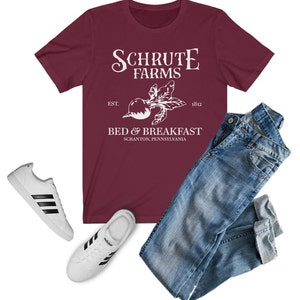 Schrute Farms Bed & Breakfast T-Shirt, The Office Shirt, Schrute Farms Shirt, Dwight Schrute Shirt, The Office Gift, Schrute Shirt, Beet