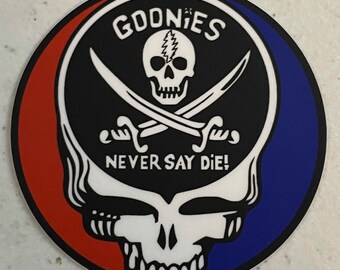 Goonies Grateful Dead Stealie 3” Sticker