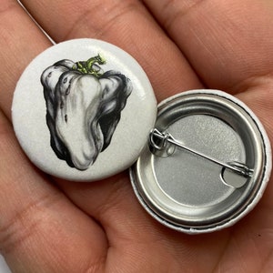 Ween White Pepper Hat Pin Button