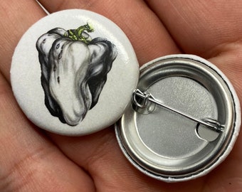 Ween White Pepper Hat Pin Button