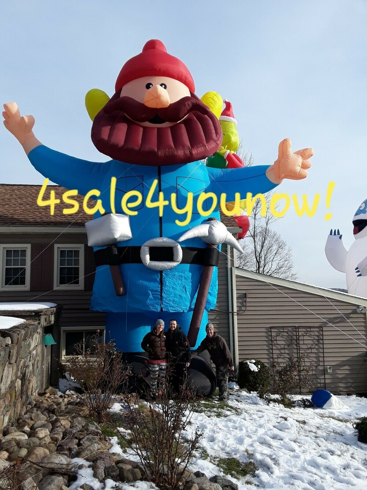 32' Foot Tall Yukon Cornelius Custom One of a Kind Inflatable Christmas