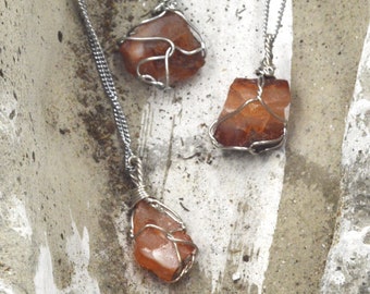 Carnelian Necklace - Etsy