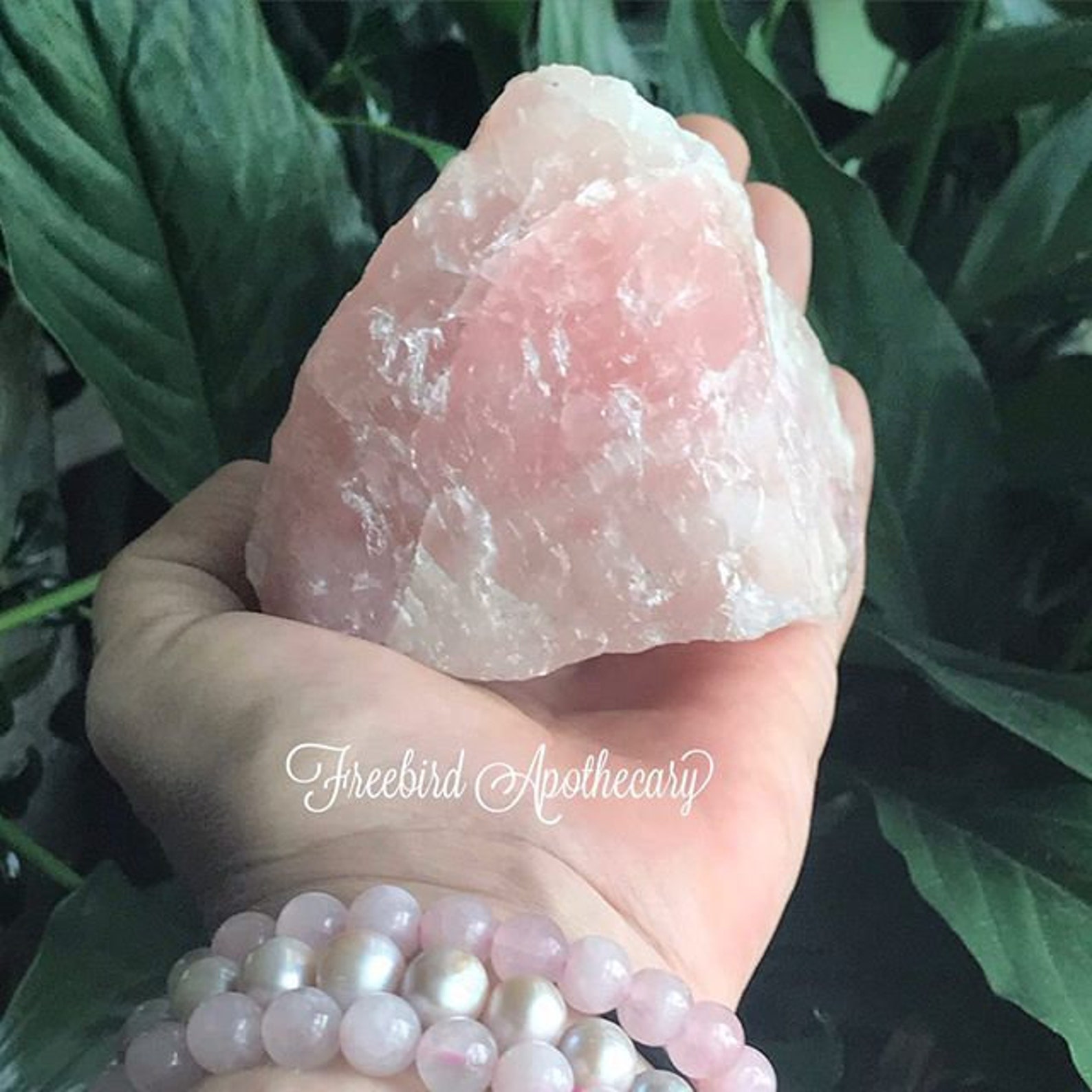 Rose Quartz Specimen Crystal Healing Stone Etsy