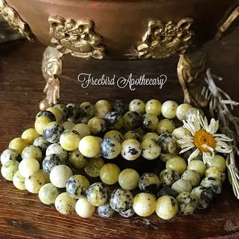 Serpentine Crystal Bracelet Healing Jewelry