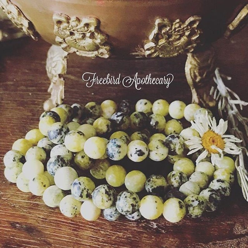 Serpentine Crystal Bracelet Healing Jewelry