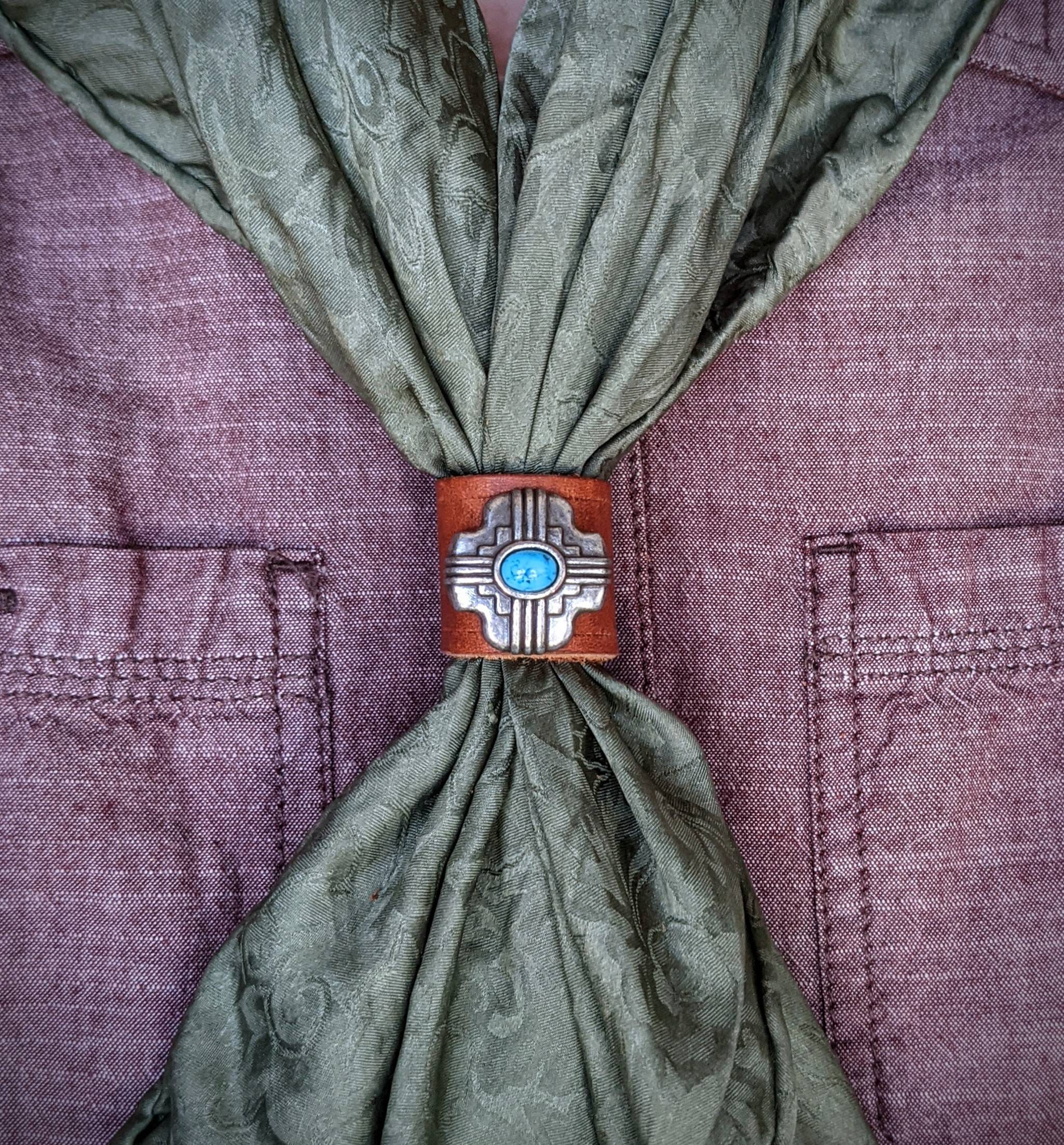 Turquoise Wildrag Scarf Bandana Holder