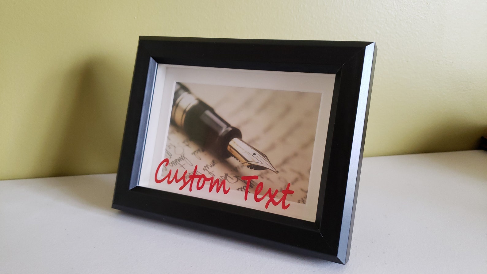 Personalized Picture Frame Insert frame included Etsy