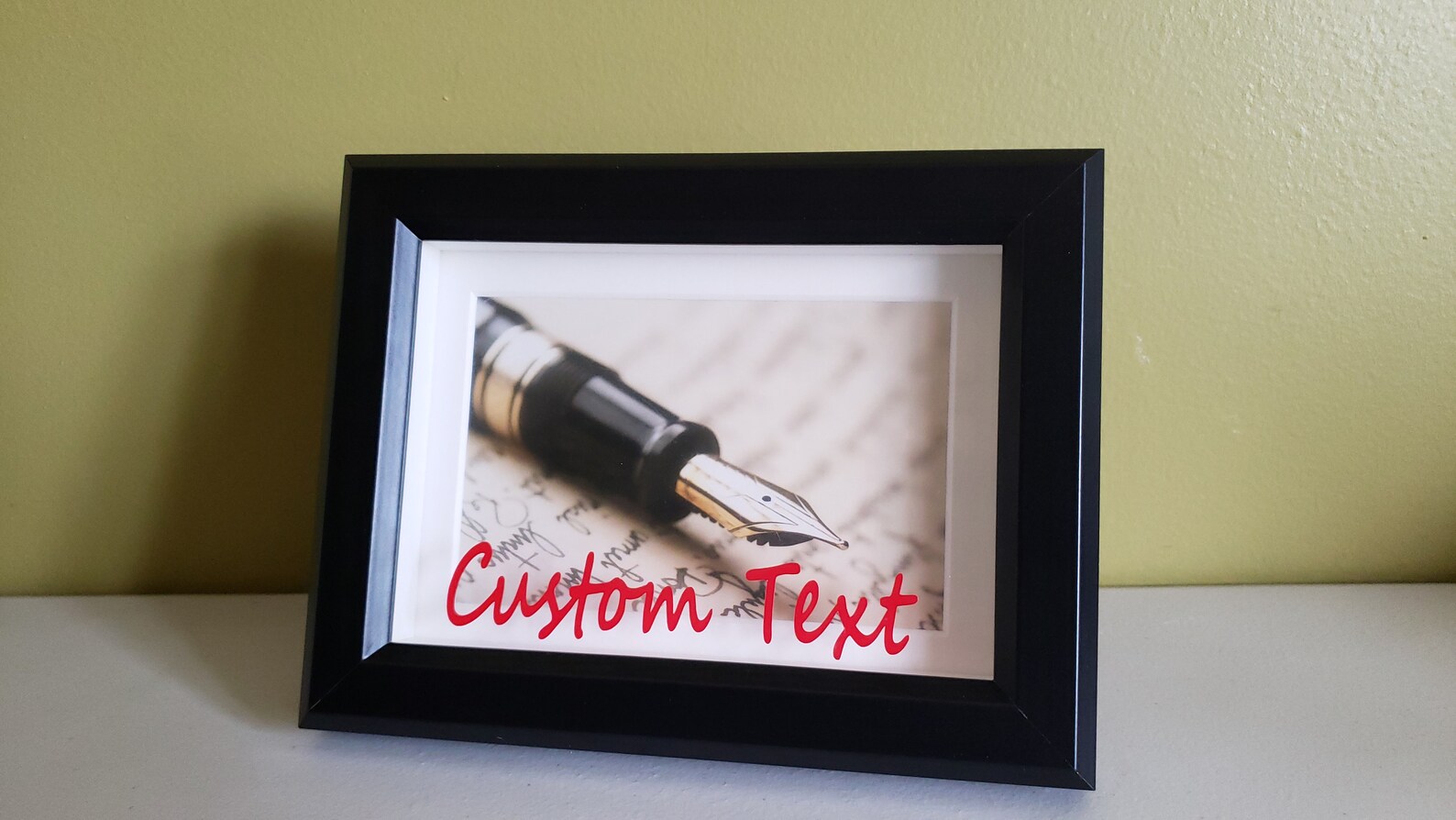 Personalized Picture Frame Insert frame included Etsy