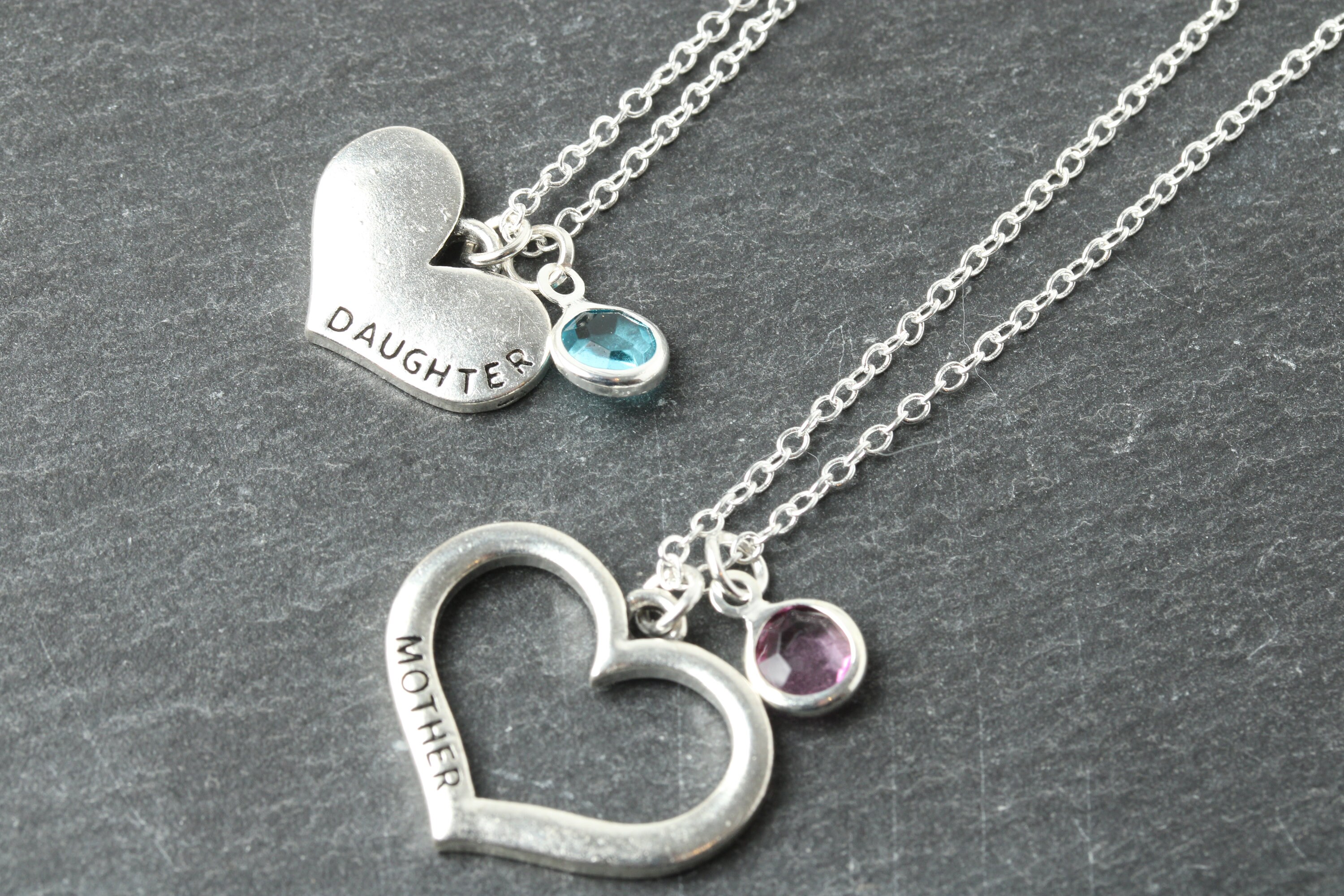Mother Daughter Necklace Etsy Canada