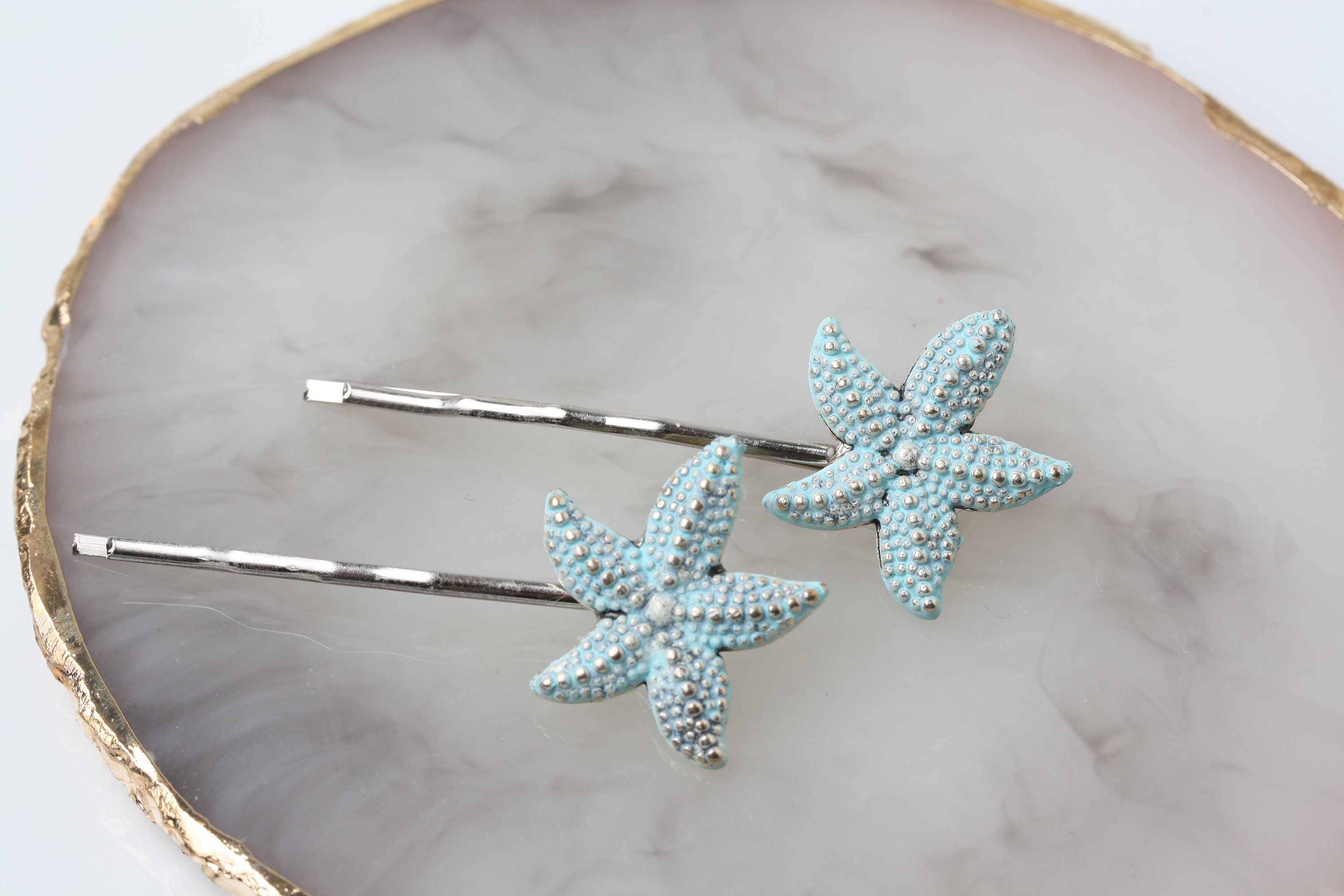 Starfish Hair Pins Starfish Hair Accessories Etsy