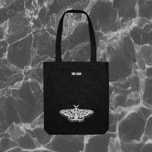 Emperor Moth Illustration Tote Bag | Organic Cotton Canvas