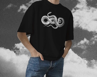 T-shirt med ormmotiv – Ekologisk unisex-tröja i ekologisk bomull