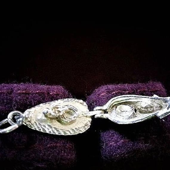 Vintage sterling silver ship charm View 2