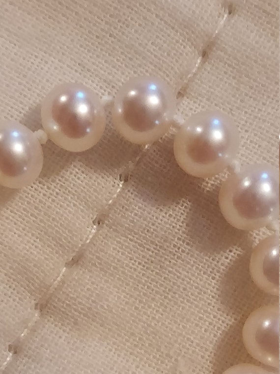 Vintage JCM Natural Pearl set Necklace bracelet e… - image 7