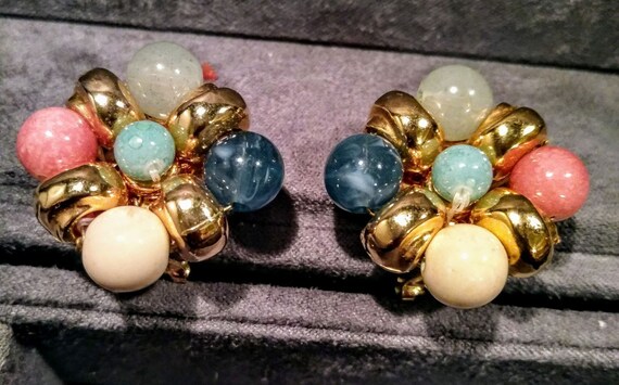 Vintage Jewelry Signed Lci liz Claiborne Inc Gold Tone Earrings Etsy