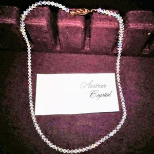Vintage Austrian Crystal Necklace