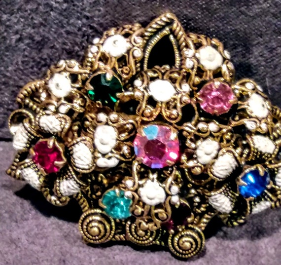 Vintage czechoslovakia brooch - Gem Vintage czechoslovakia brooch - Gem