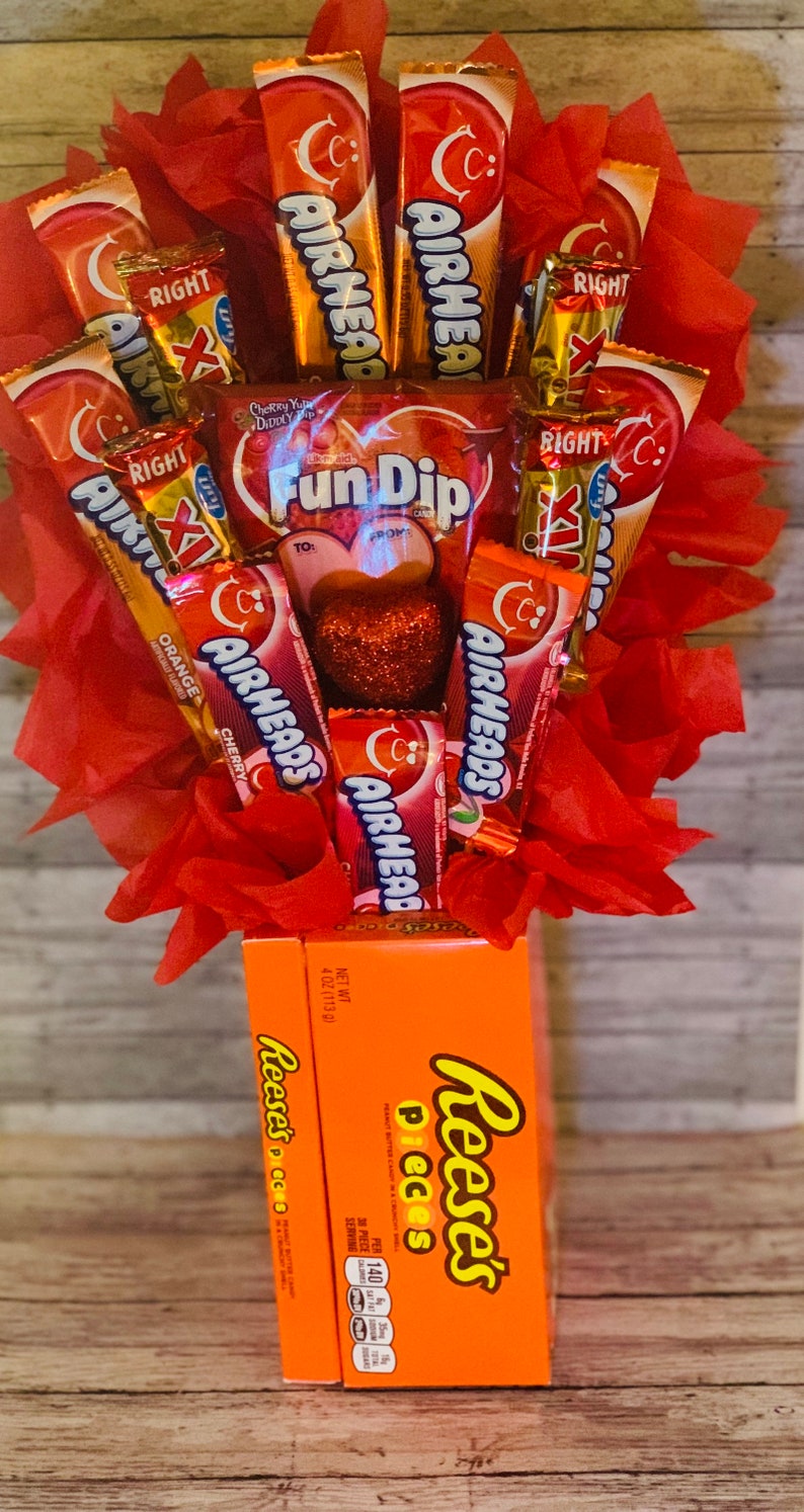 Reese’s Pieces Candy Bouquet - Etsy
