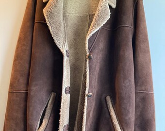 Timberland Shearling Jacket Dk BRN