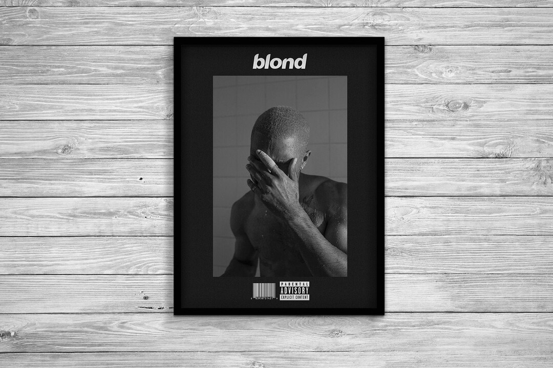 Frank Ocean Blonde Poster Black Friday Vinyl Cover Limited Edition