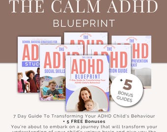 Plan de acción para niños con TDAH: Guía de comportamiento y concentración de 7 días + 5 extras (Descarga en PDF)