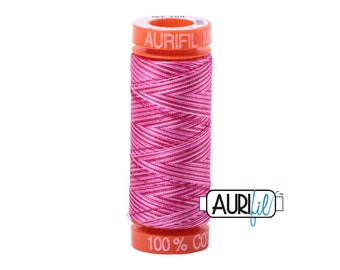 Pink Taffy - Variegated (4660) 50wt Small Spool | Aurifil Thread