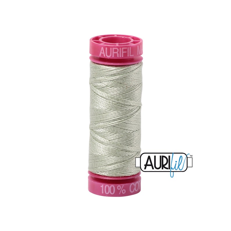2908 - 12wt Aurifil Thread Spearmint Small Spool