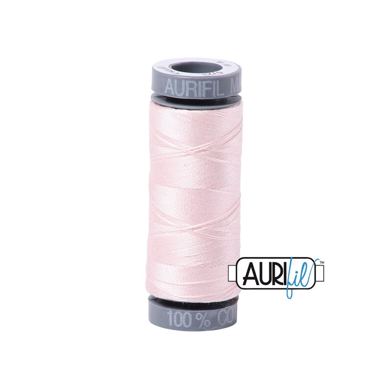 Fairy Floss 6723 28wt Small Spool Aurifil Thread image 1