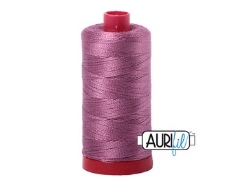 Wine (5003) 12wt Large Spool | Aurifil Thread