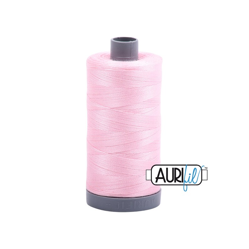 Baby Pink 2423 28wt Large Spool Aurifil Thread image 1