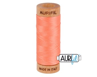 Light Salmon (2220) 80wt Small Spool | Aurifil Thread