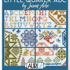 Little Quaker ABC Thread Set | Susan Ache | SA30LQS10 | Aurifil Thread